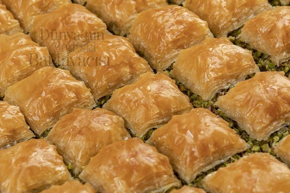Special Square Baklava with Pistachios