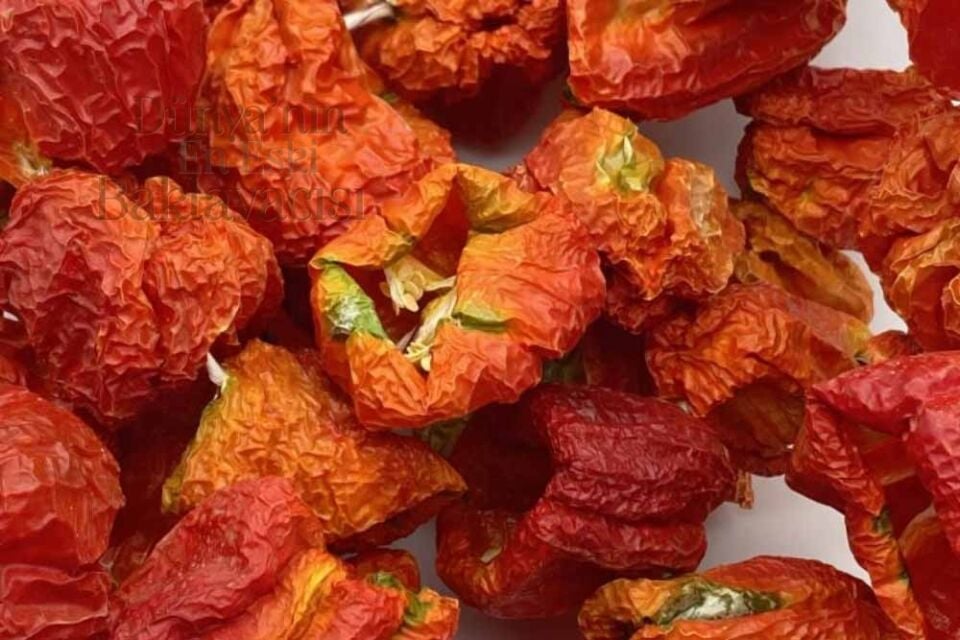 Dried Hot Peppers for Stuffing